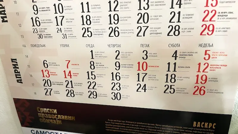 Fotografija uz vijest: 2027. godina donosi pet spojenih neradnih dana za Vaskrs i Prvi maj