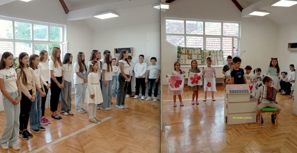 Fotografija uz vijest: Dan škole "Stanoje Glavaš" u Glibovcu obeležen svečanim programom