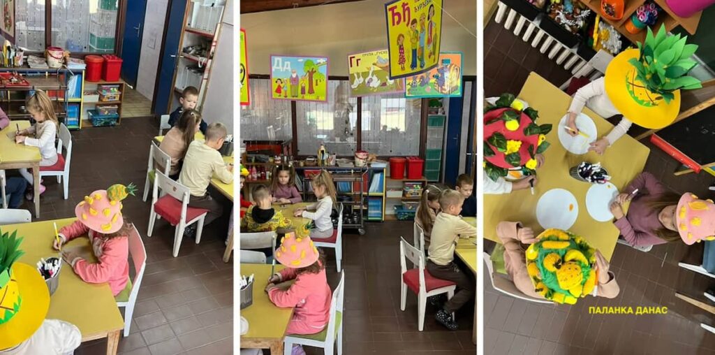 Fotografija uz vijest: Dan zdrave hrane u vrtiću "Tašmajdan": Mališani uče o značaju pravilne ishrane