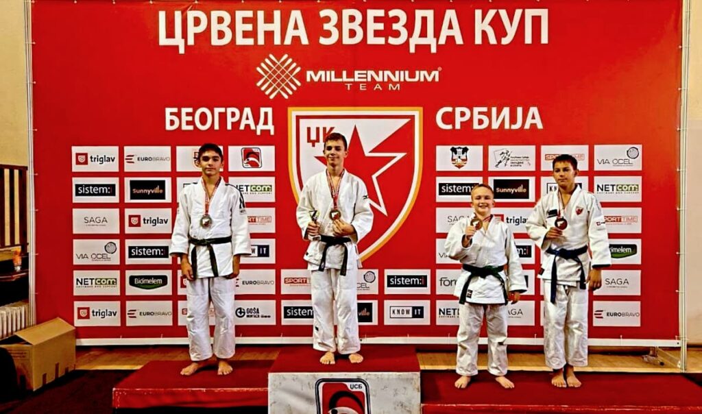 Fotografija uz vijest: Dve medalje za džudiste "Kobre" na prestižnom turniru u Beogradu