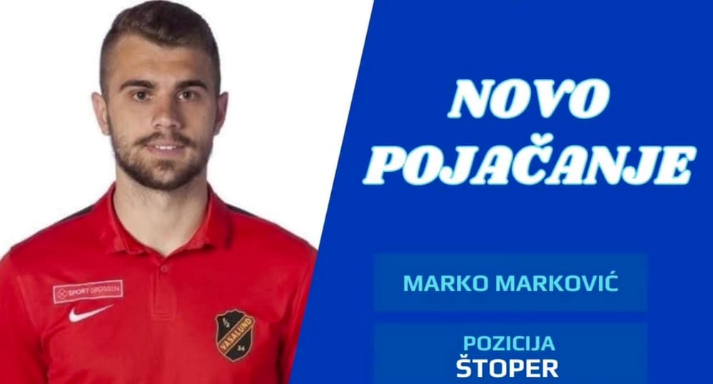 Fotografija uz vijest: FK Glavaš dobija veliko pojačanje: Iskusni štoper Marko Marković stigao u Glibovac