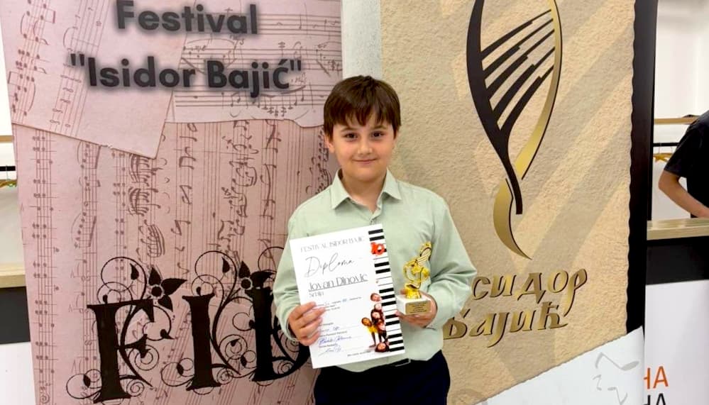 Fotografija uz vijest: Jovan Đinović laureat prestižnog festivala "Isidor Bajić"