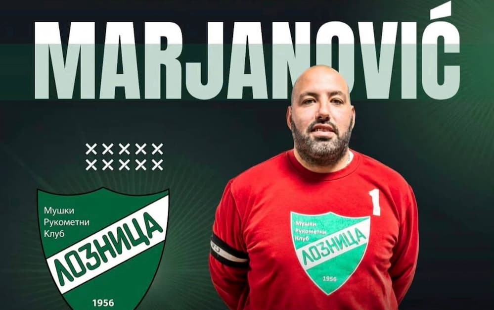Fotografija uz vijest: Nemanja Marjanović, Palančanin, predvodi rukometaše Loznice kao kapiten u eliti