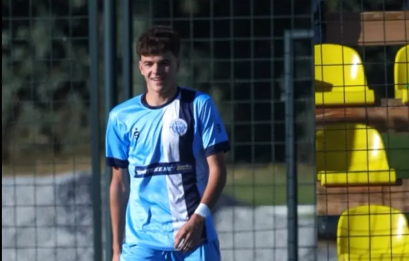 Fotografija uz vijest: Nikola Damjanović iz Smederevske Palanke u kadetskoj reprezentaciji Srbije