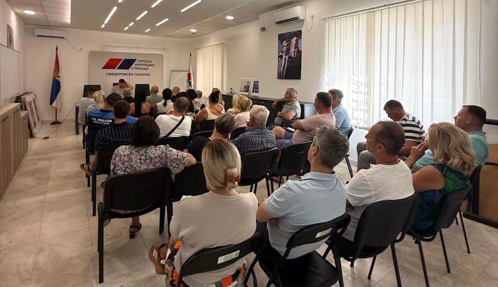 Fotografija uz vijest: OO SNS Smederevska Palanka: Razmatrane aktivnosti i definisani prioriteti