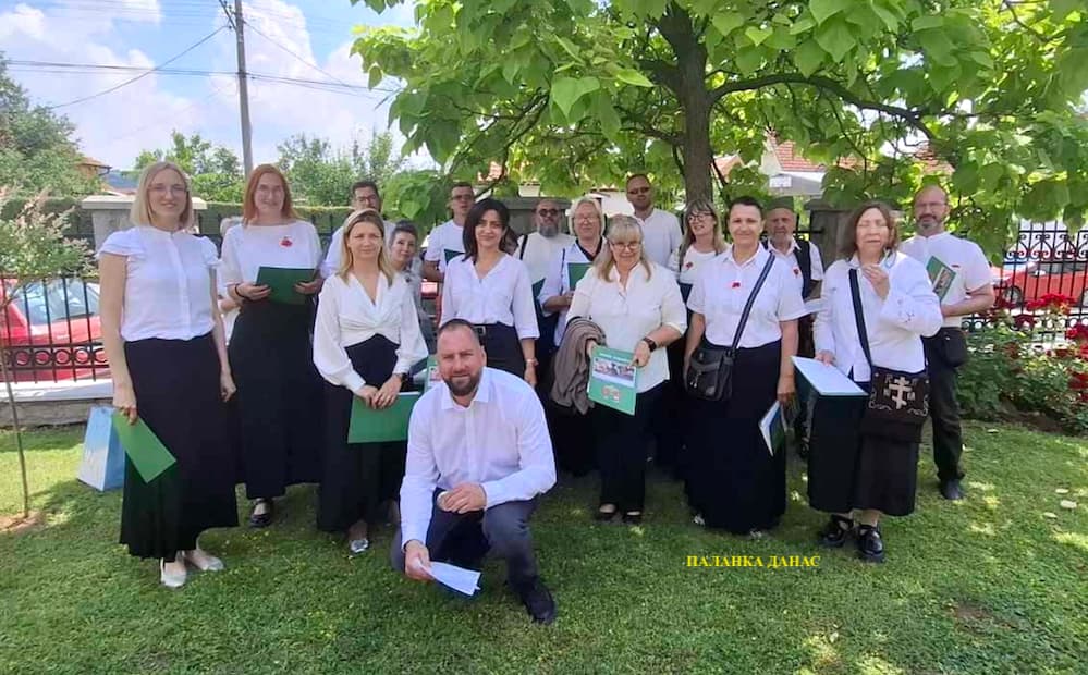 Fotografija uz vijest: Palančki crkveni hor na festivalu horova Eparhije šumadijske u Aranđelovcu