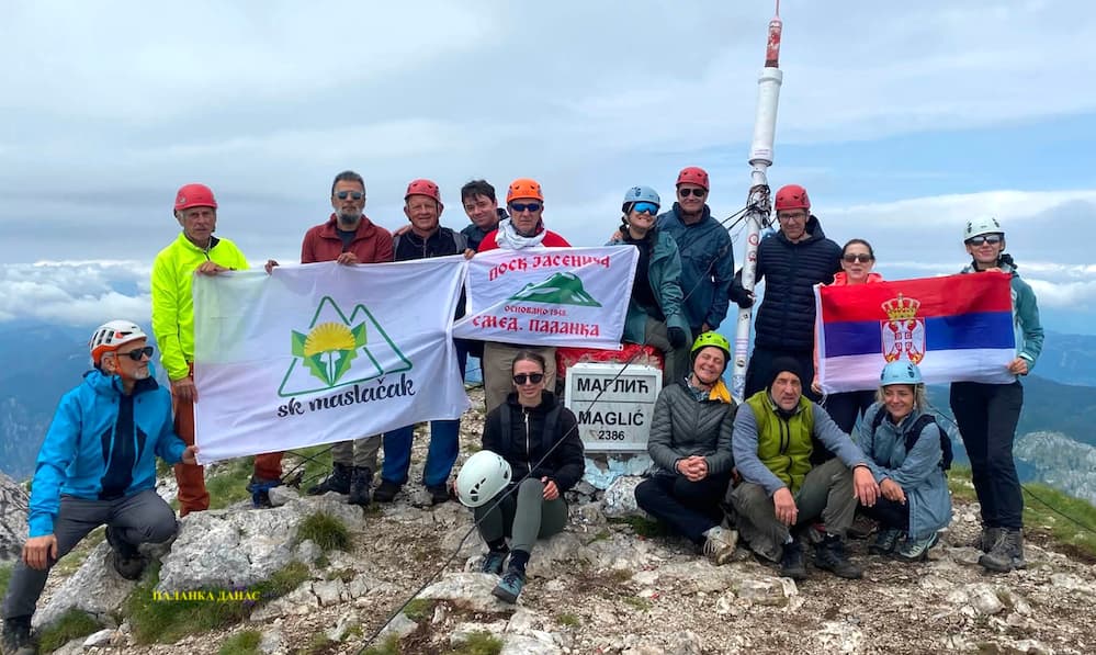 Fotografija uz vijest: Planinari „Jasenice“ osvojili Maglić i Trnovački Durmitor