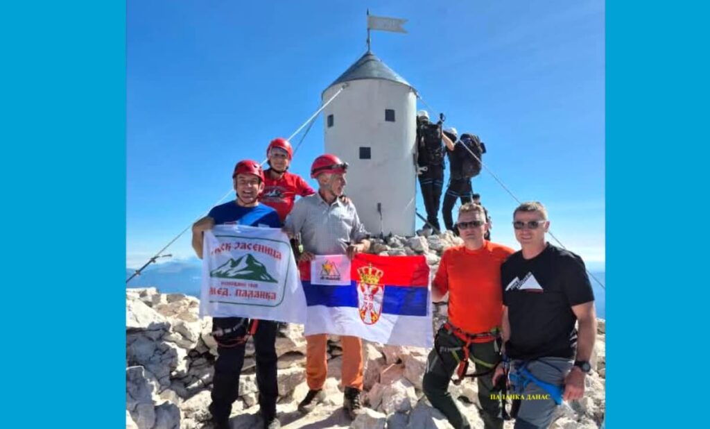 Fotografija uz vijest: Planinari "Jaseniice" osvojili Triglav, najviši vrh bivše Jugoslavije