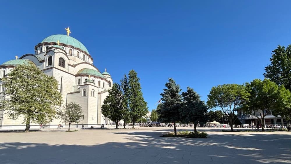 Fotografija uz vijest: Pojas Presvete Bogorodice ostaje u Hramu Svetog Save do 1. juna zbog velikog interesovanja vernika