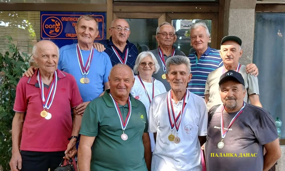 Fotografija uz vijest: Pojedinačno prvenstvo penzionera u Smederevskoj Palanci: Najbolji predstavljaju opštinu na regionalnom takmičenju