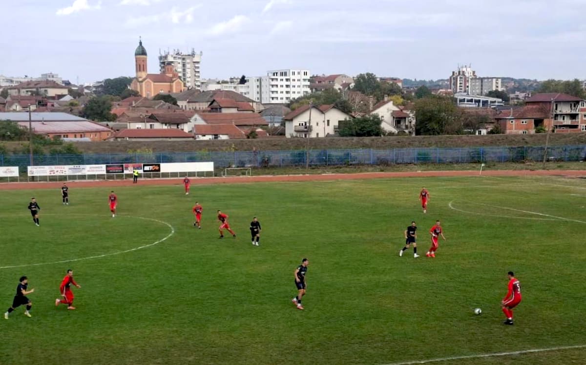 Fotografija uz vijest: Poraz Jasenice na domaćem terenu, Železničar do pobede preokretom