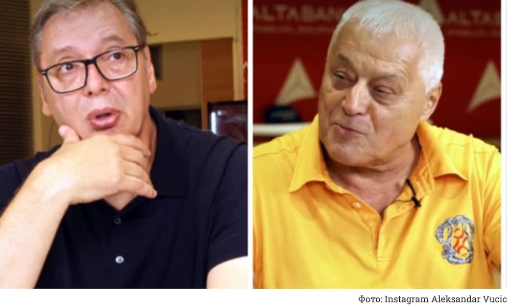 Fotografija uz vijest: Predsednik Vučić pokrenuo podkast "podkAVst", prvi gost Miroslav "Muta" Nikolić