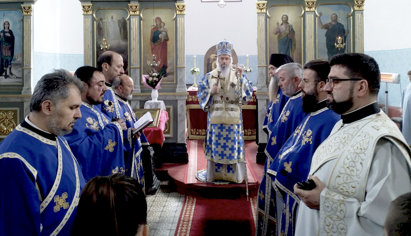 Fotografija uz vijest: Preobraženje Gospodnje u Smederevskoj Palanci: Mitropolit Jovan služi Svetu Liturgiju