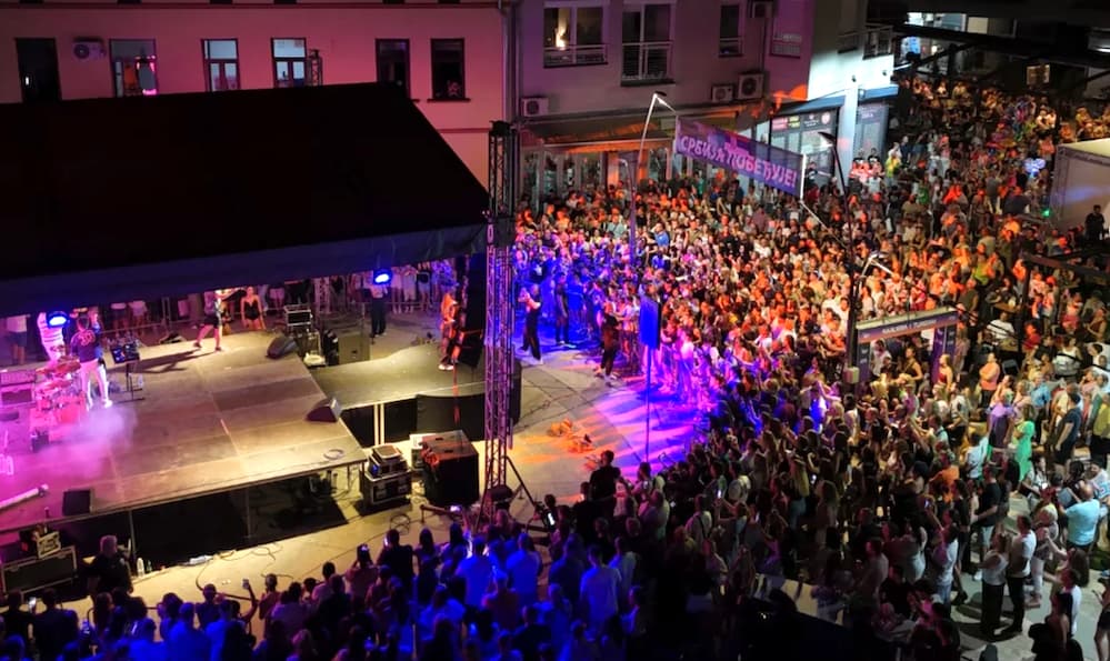 Fotografija uz vijest: Smederevska Palanka u znaku mladih: Hiljade posetilaca uživale u "Balkan Youth Fest"