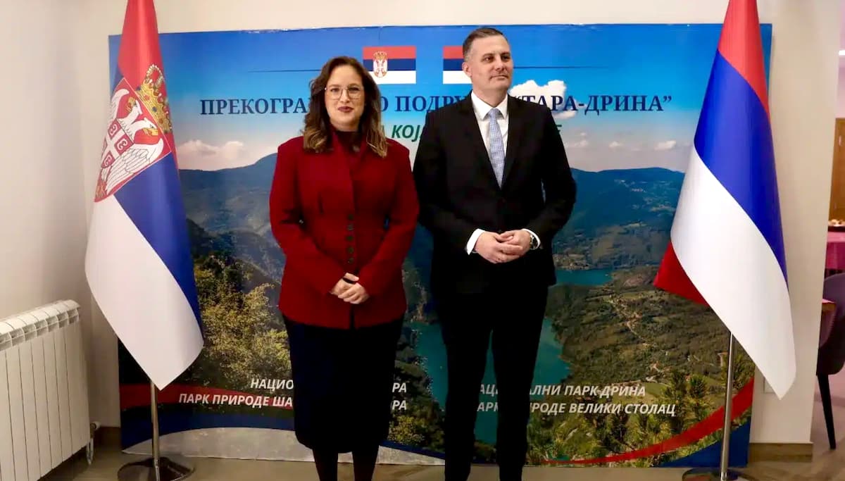 Fotografija uz vijest: Srbija i Srpska povezale četiri zaštićena područja u jedinstvenu celinu „Tara–Drina“