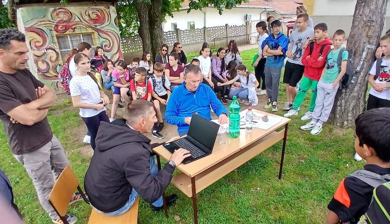 Fotografija uz vijest: Svetska nedelja orijentiringa obeležena u Osnovnoj školi „Milija Rakić“ u Cerovcu