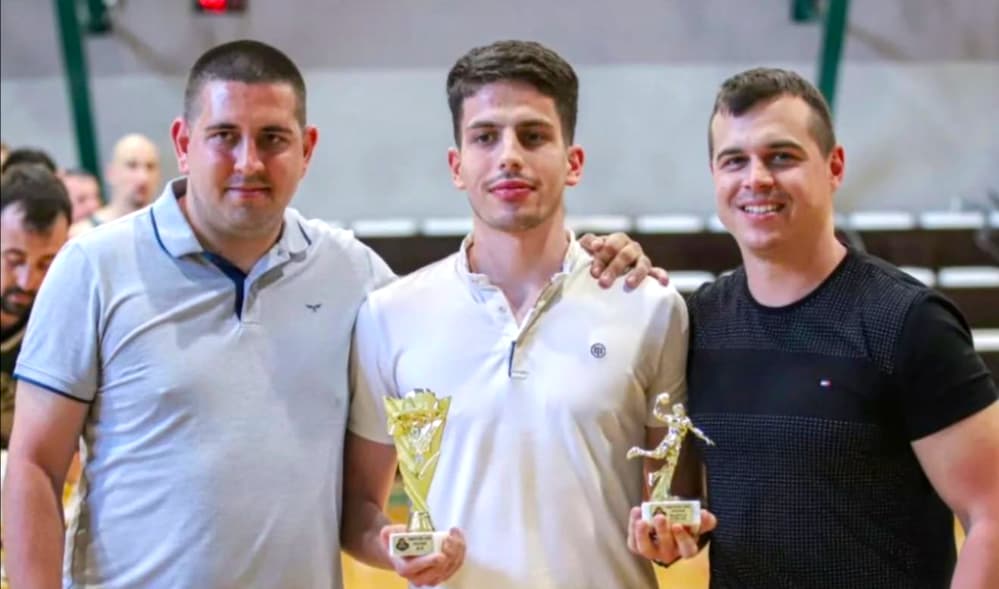 Fotografija uz vijest: Uroš Potić, košarkaš Palankisa, najbolji strelac i MVP amaterske Super lige Srbije