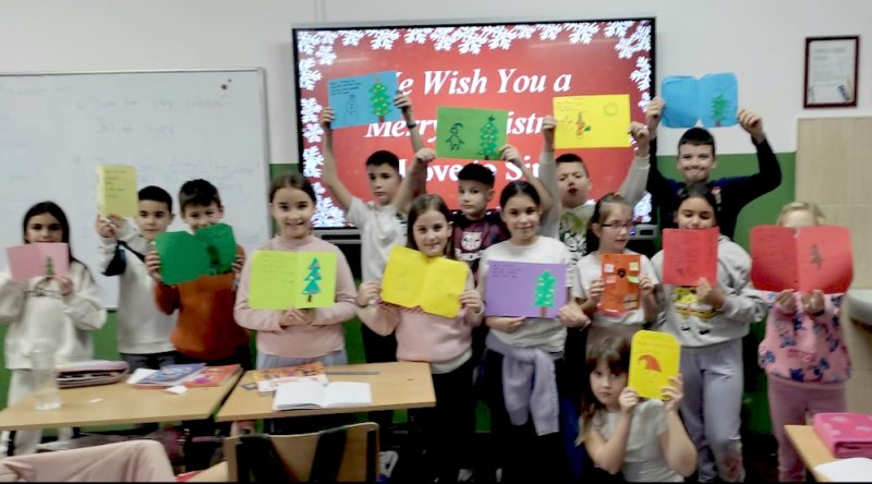 Fotografija uz vijest: Uspešno realizovan eTwinning projekat u OŠ "Olga Milošević"