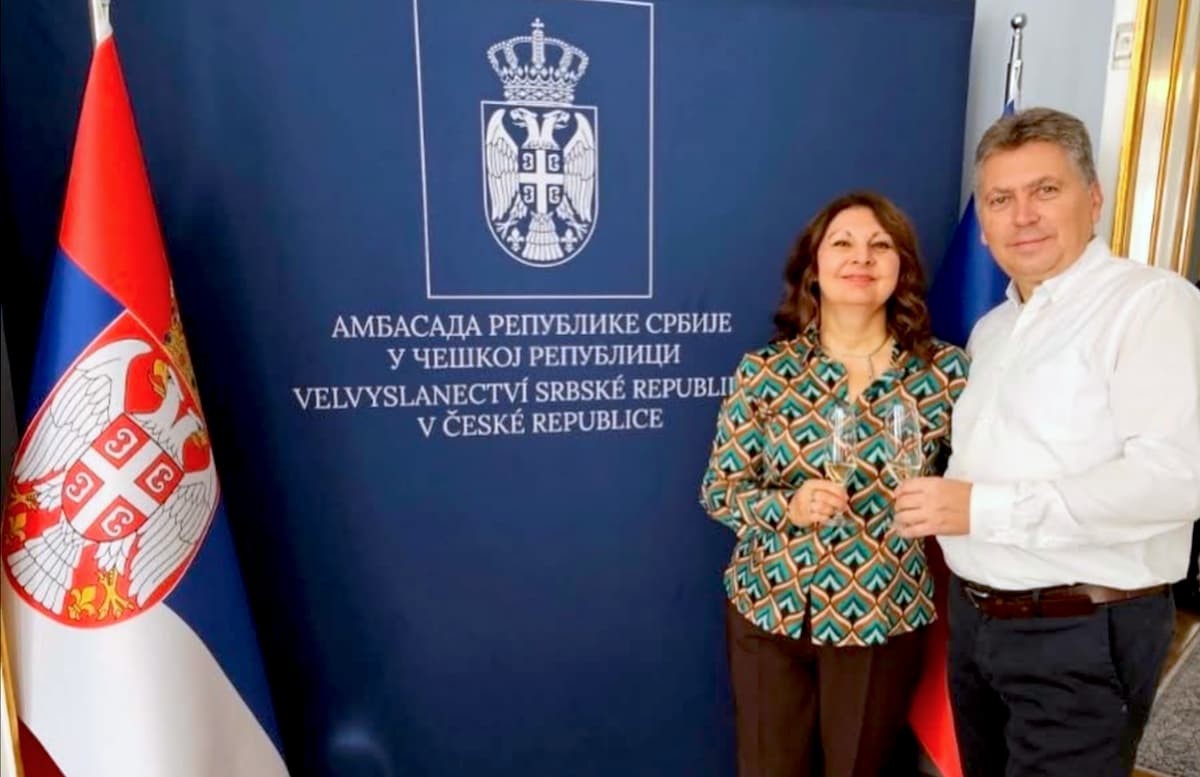 Fotografija uz vijest: Vinarija "Despotika" iz Smederevske Palanke predstavila svoja vina u Pragu