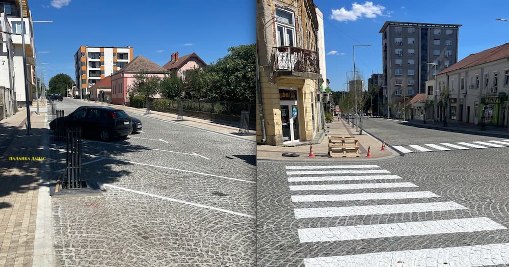 Fotografija uz vijest: Završena rekonstrukcija ulica Prvog srpskog ustanka i 10. oktobra u Smederevskoj Palanci