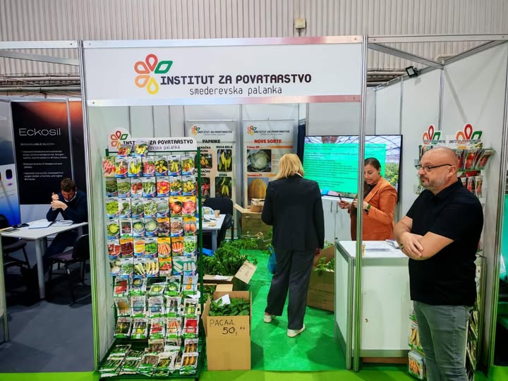 Fotografija uz vijest: Institut za povrtarstvo iz Palanke na Sajmu poljoprivrede u Novom Sadu