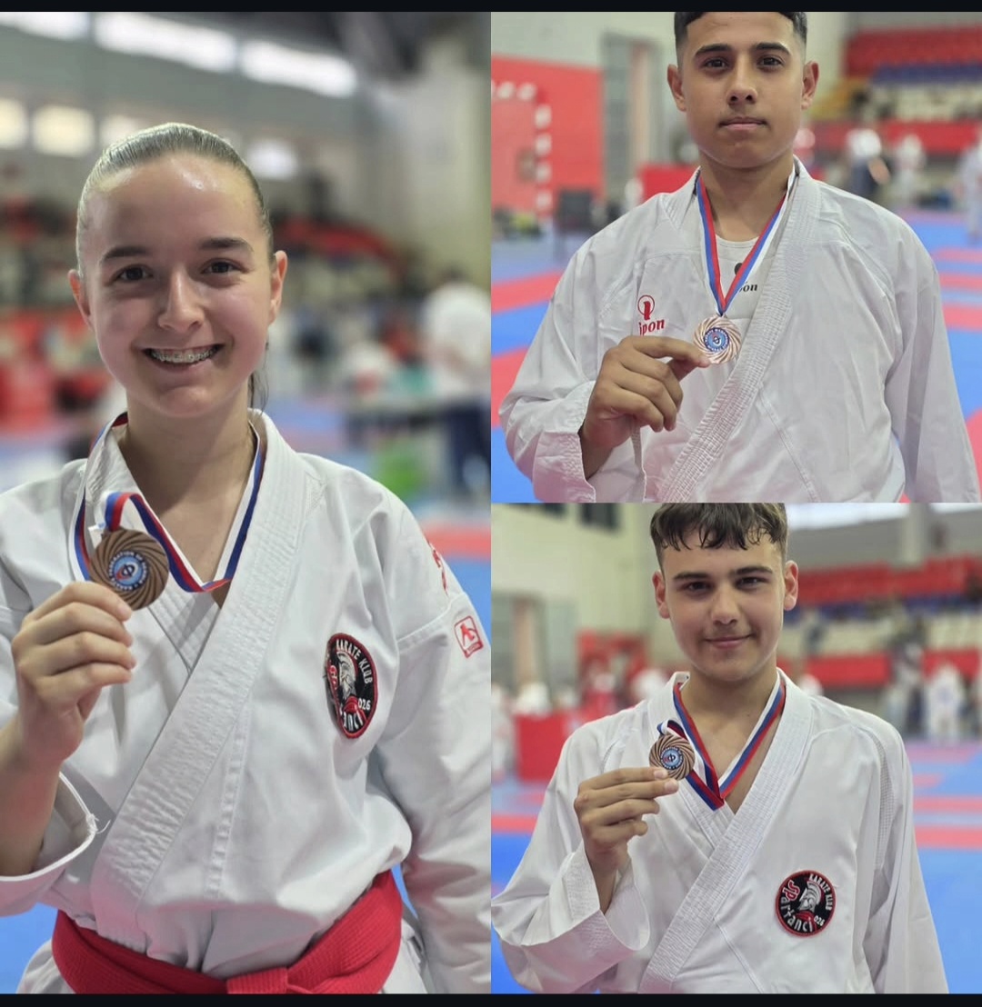 Fotografija uz vijest: Tri bronzane medalje za "Spartance 026" na finalu Kupa Srbije